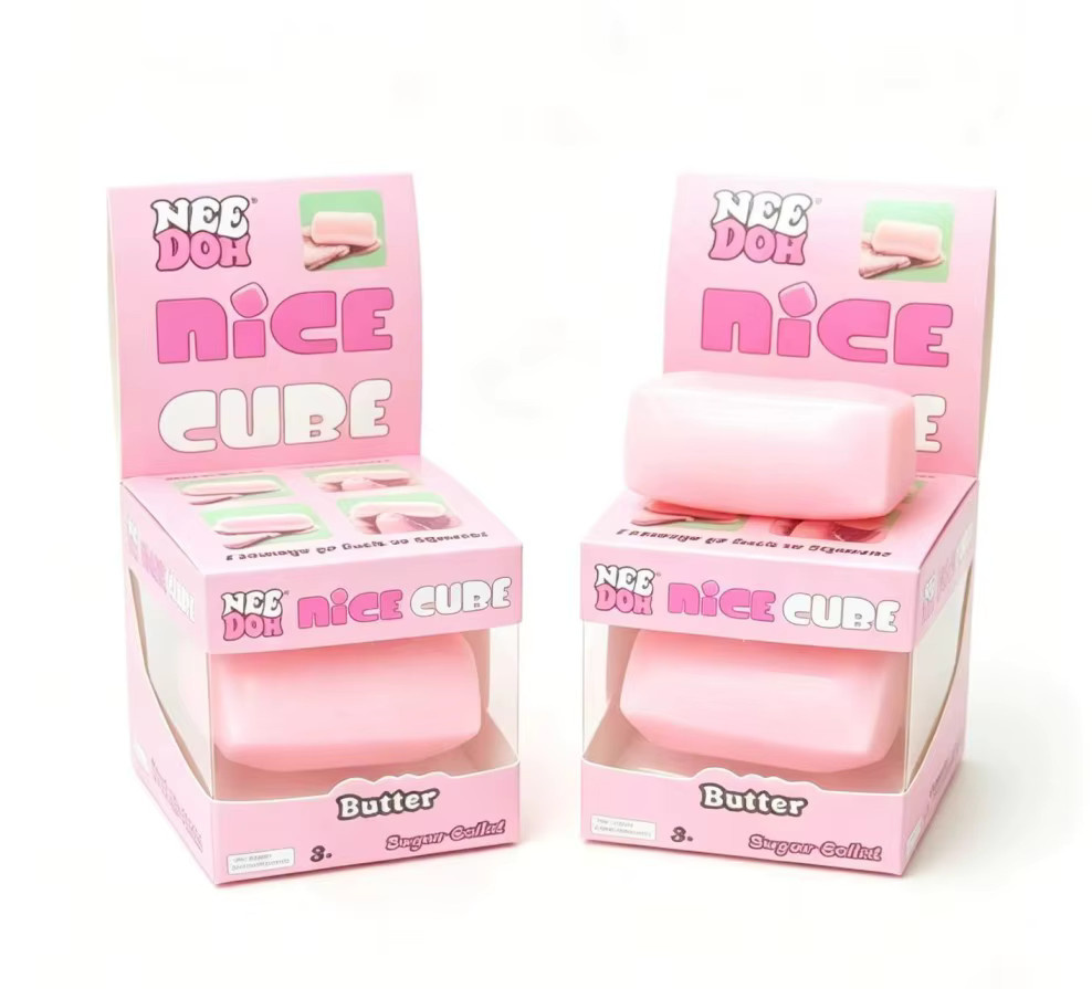 Schylling Nice Cube Mini Edition, Sensorisches Spielzeug, Stressabbau-Blöcke, Kneifbare Musik-Stressabbau-Puzzles - Bild 2