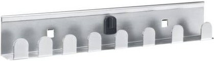 Bott Steckschlüsselhalter 8-fach für 1/2 Zoll-Einsätze für Lochplatten, Farbe: Silber, Breite: 270 mm - Bild 2