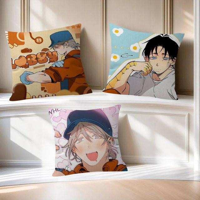 Beast Kingdom Anime Manhwa Mr As Farm Kissenbezug aus Polyester, Mehrfarbig, B: 50 cm, H: 30 cm, T: 30 cm - Bild 1
