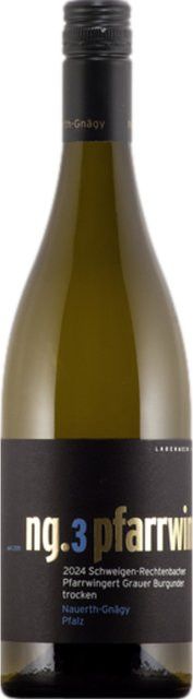 Weingut Nauerth-Gnägy Pfarrwingert Grauer Burgunder Weißwein, 2024, Pfalz, trocken, 13,0 %, 0,75 l - Bild 1