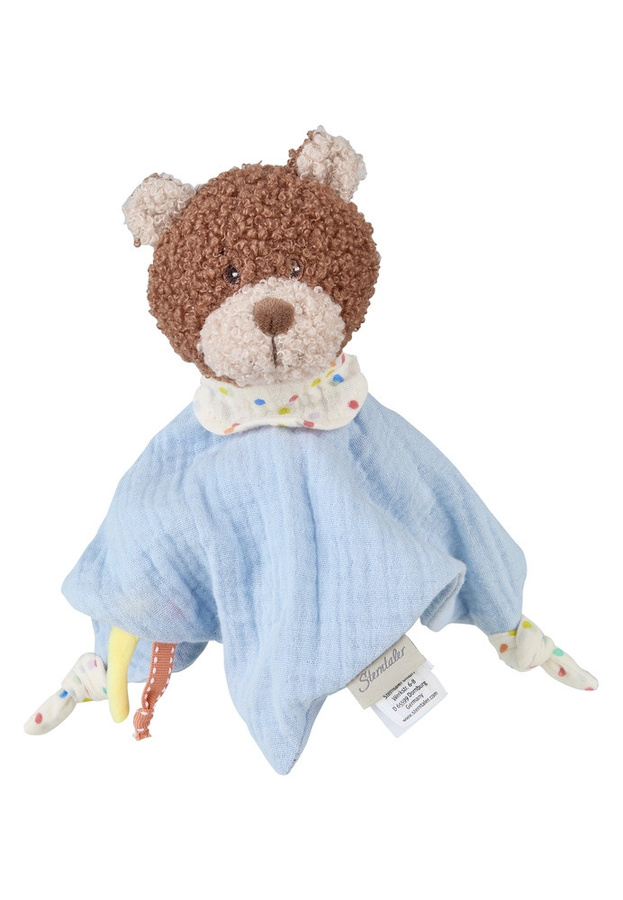 Sterntaler Schmusetuch Bär Bob, eisblau, ab 0 Jahre - Bild 1