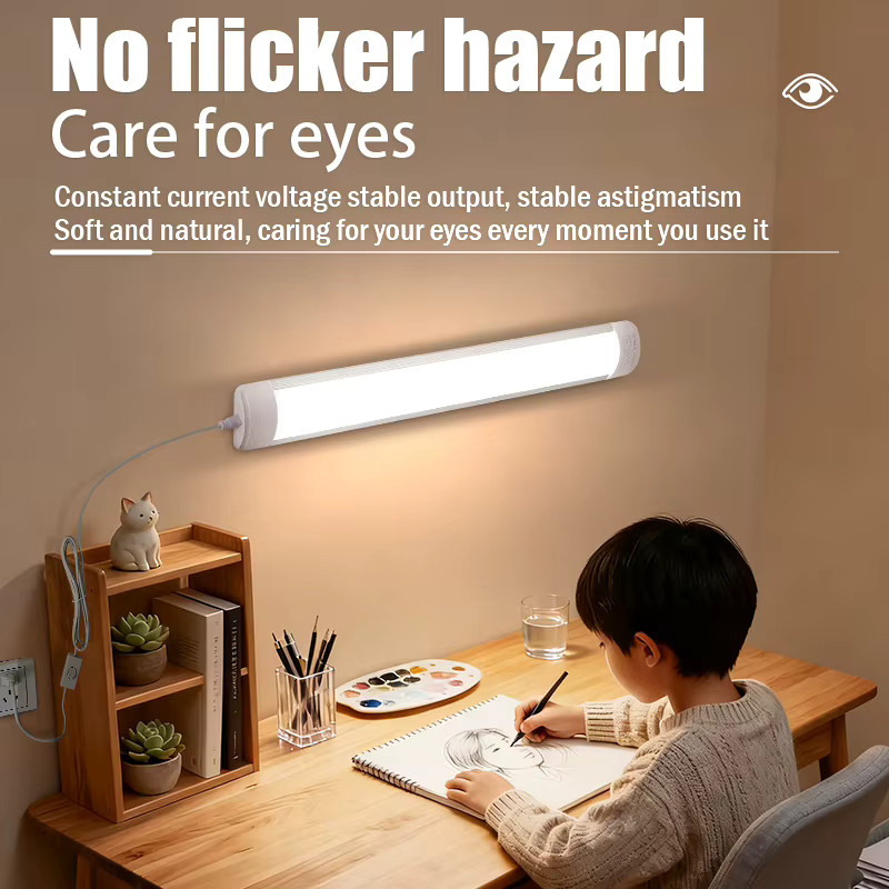 LANGYUE LED-Lichtröhre in Weiß für Schreibtisch, Küche und Schrankbeleuchtung - Bild 3