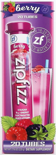 Zipfizz, Energy Drink, Beeren, 20 x 11 g - Bild 1