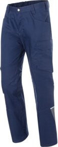 Kübler Hose ICONIQ PRO in Dunkelblau und Mittelgrau mit Reflexstreifen Größe 48L - Bild 1