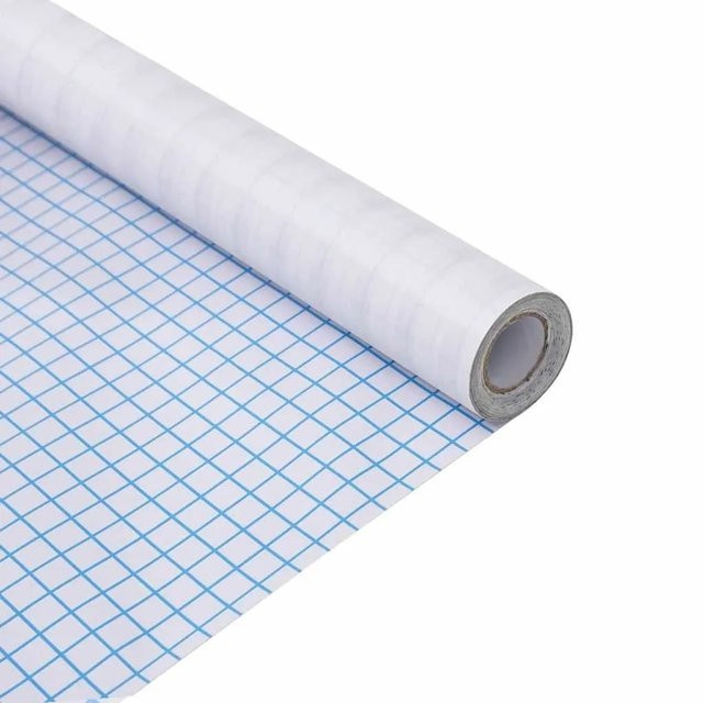 vidaXL Selbstklebende Fensterfolie Mattierte Streifen in Transparent und Weiß, B: 45 cm, L: 2000 cm - Bild 1