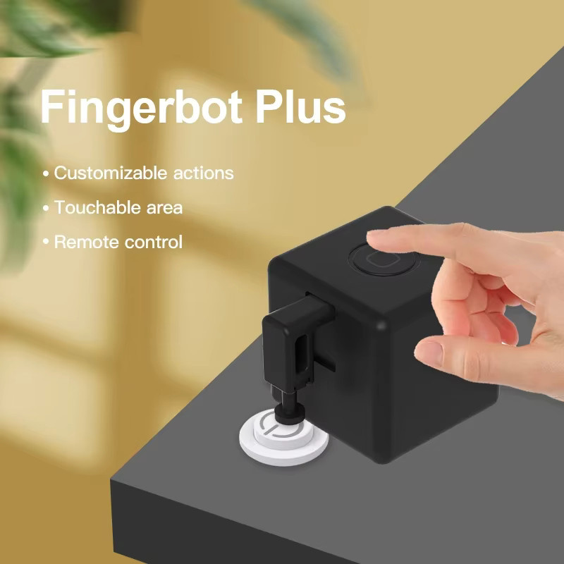 HIMOJO Zigbee Smart Fingerbot Schalterbot in Schwarz für Garagen-Vorhänge mit Gateway-Unterstützung für Tuya Alexa und Google Voice - Bild 4