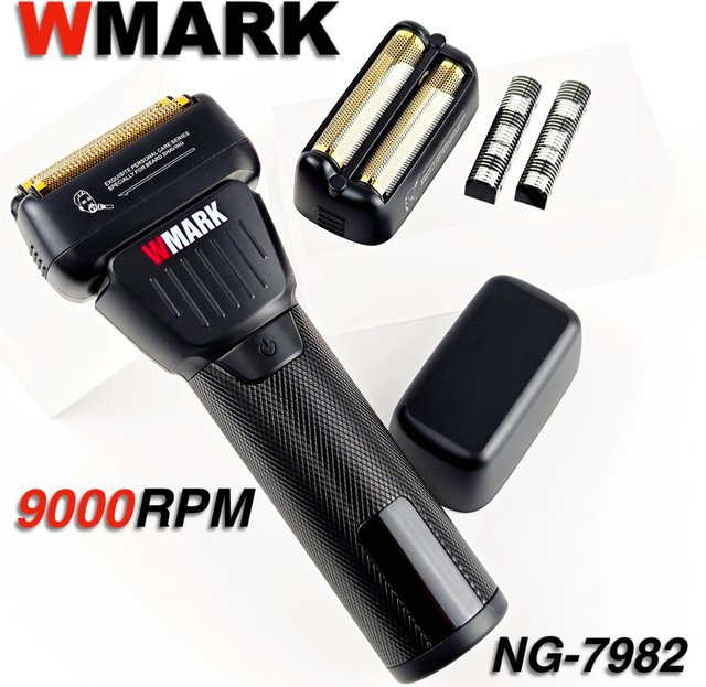 WMARK Professioneller Haarschneider NG-7982 mit LCD-Digitalanzeige und Titanbeschichtung, Schwarz - Bild 1