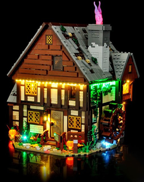 LYBMTWF LED-Beleuchtungsset in Schwarz für Lego 21341 Hausbausteine - Bild 1