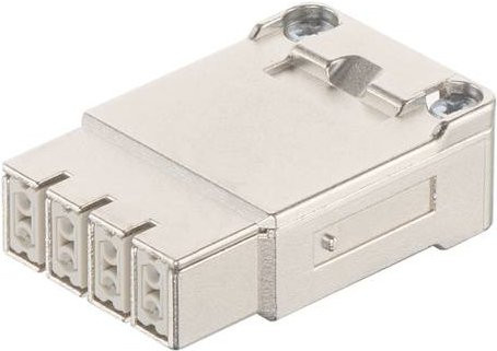 HARTING Stifteinsatz 8 Crimpen in Grau und Silber aus Kunststoff, Artikelnummer 09142083111 - Bild 1