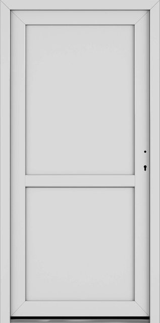 Roro Nebeneingangstür OKE Kunststoff Weiß B: 98 cm, H: 198 cm, DIN Rechts - Bild 1