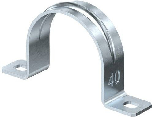 OBO Bettermann Befestigungsschelle aus Metall in Silber - Bild 1
