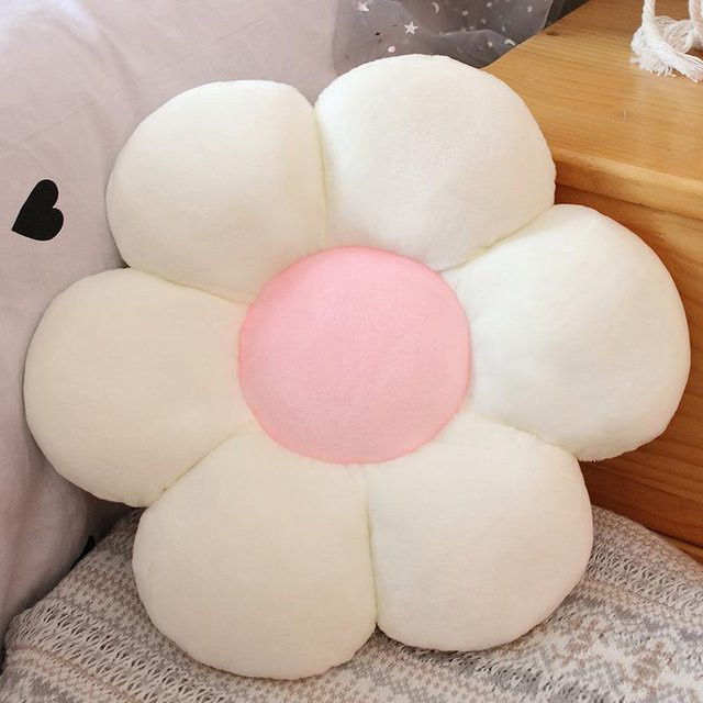 Yiran Health & Beauty Blumen-Plüschkissen, Bunt / Mehrfarbig, 30cm - Bild 1