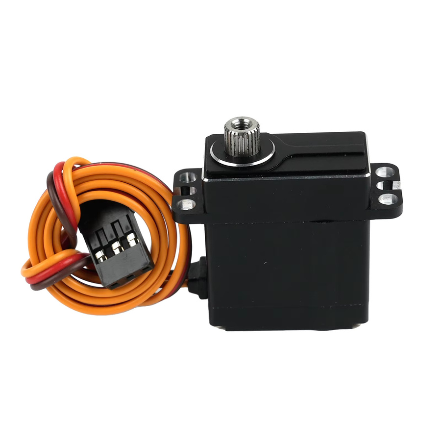 wishiot Micro Digital RC Servo, Metall, 1:24, Schwarz - Bild 3