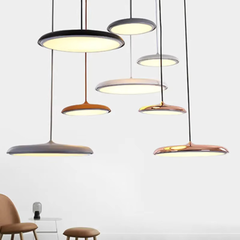 MZISOSOD LED Pendelleuchte Minimalistisches Rundes Design in Gold/Messing für Esszimmer und Küche - Bild 2