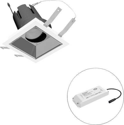 EVN LED-Deckenstrahler F03R11SM2540L15P in Weiß, quadratisch und verstellbar - Bild 1