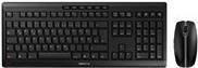 Cherry Stream Desktop kabelloses Tastatur- und Maus-Set mit mechanischen CHERRY SX Tastenschaltern in Schwarz - Bild 1