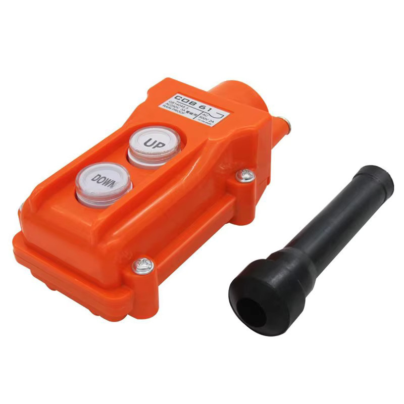 BTLIFE Regenfester Auf-Ab-Schalter COB61-UP-DOWN Steuerstation für Kran und Hebezeug in Orange - Bild 3
