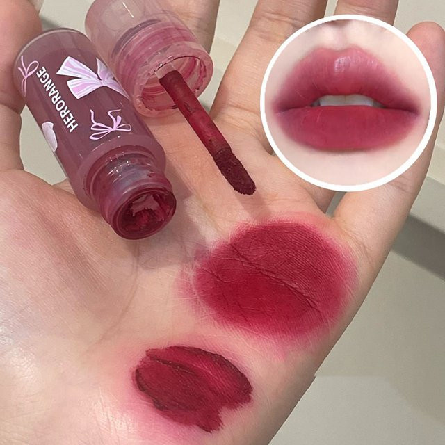 HERORANGE Matte Velvet Lip Glaze Lippenstift, Unisex - Bild 1