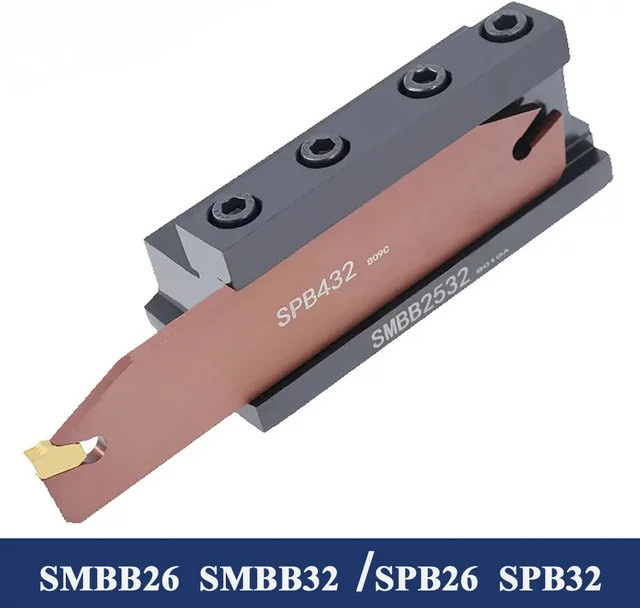 Nuten Cut-Off Cutter Halter SP300 für Drehmaschinen Schwarz - Bild 1