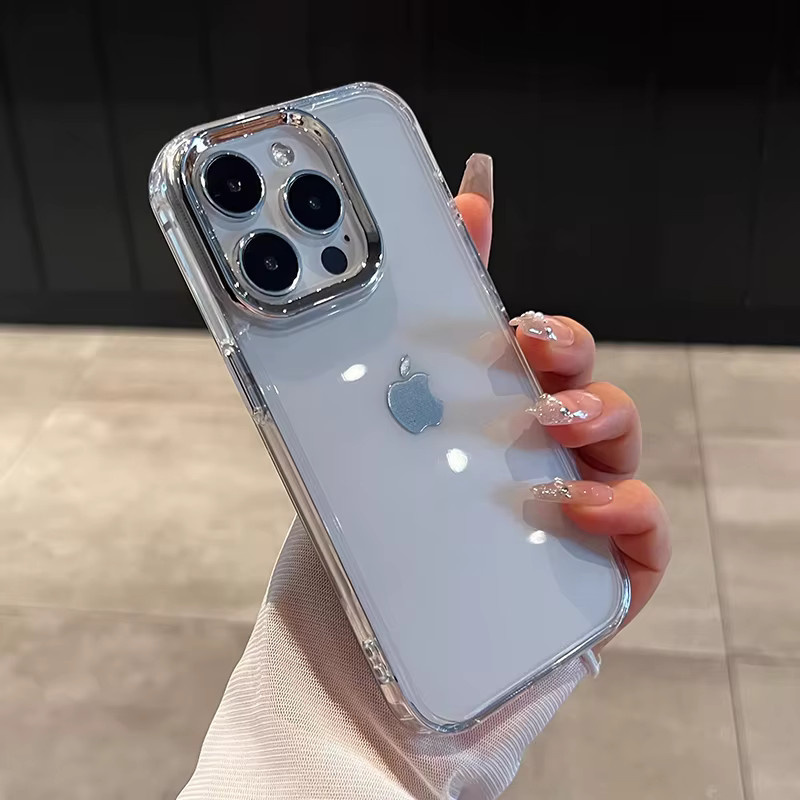 Transparente Silikon-Schutzhülle für Apple iPhone Modelle in klarer Optik - Bild 3