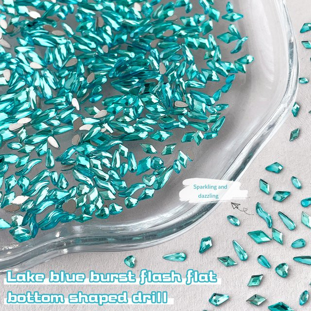kaniu Mix-Form Flatback Strass, K9 Kristall Nagel Edelsteine, glänzend - Bild 1
