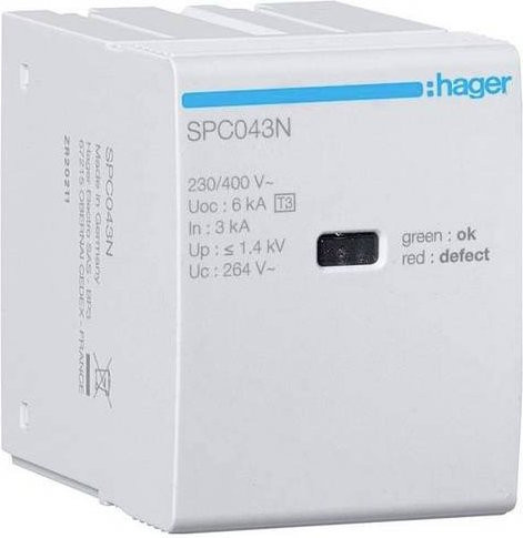 Hager SPC043N Steckmodul in Weiß - Bild 1