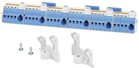 Hensel N-Trennklemme mit Schrauben und Steckanschluss, Blau - Bild 1