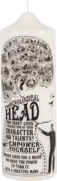 Coreterno Phrenology Duftkerze White Vintage Abstract mit holzigem Aroma - Bild 1