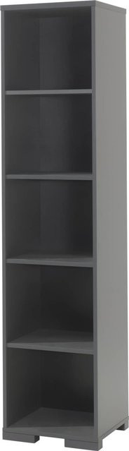 Vipack LONDON Regal mit 5 Fächern in Anthrazit für Kinderzimmer und Jugendzimmer - Bild 1