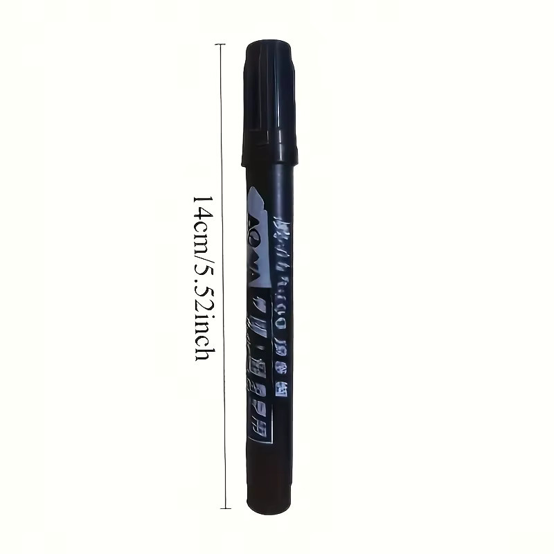 100-teiliges Permanentmarker-Set mit wasserfester, ölbasierter Tinte in Mehrfarben für Kunststoff, Metall und Glas mit Bullet-Spitze - Bild 2