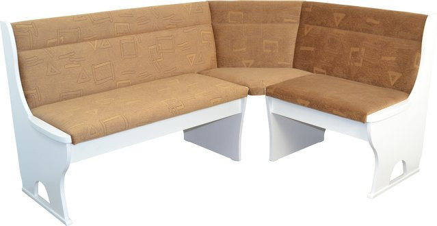 Eckbank von möbel direkt online in Stoff mit Buche- oder Nussbaum-Nachbildung, Breite: 125 cm, Tiefe: 165 cm - Bild 1