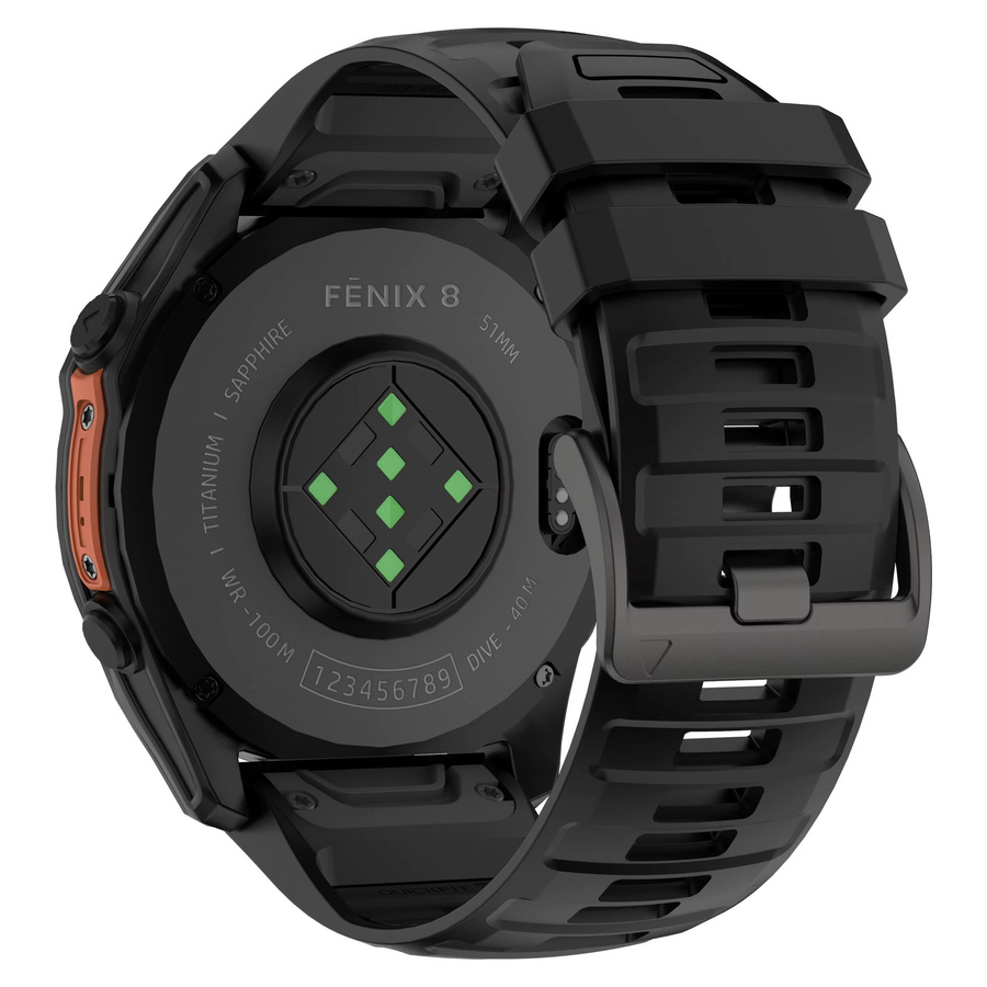 LENNIK Silikonarmband, Schwarz, Unisex - Bild 2