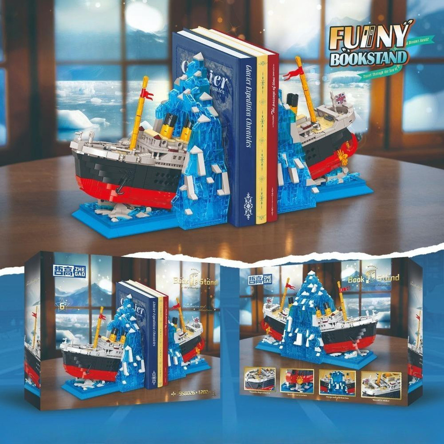 Linyi toy Titanic Eisberg Bausatz 1202 Teile - Bild 2