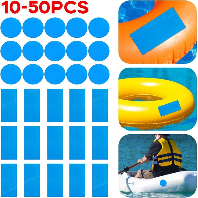 Selbstklebendes PVC Reparatur-Kit für Pool, Schwimmringe und Schlauchboote - Bild 1