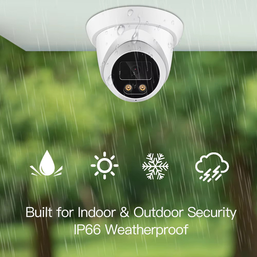 ASECAM 4K Sicherheit CCTV Kamera System Kit mit 8MP Gesichtserkennung, Audio, NVR, POE und AI für Outdoor Home Video Überwachung in Weiß - Bild 5