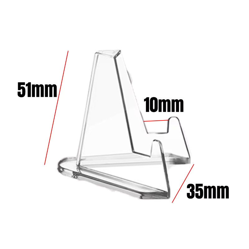 YOCITY 50 Stück Transparente Acryl-Münzständer und Kartenhalter aus Kunststoff für Münzkapseln und Sammlermedaillen - Bild 6