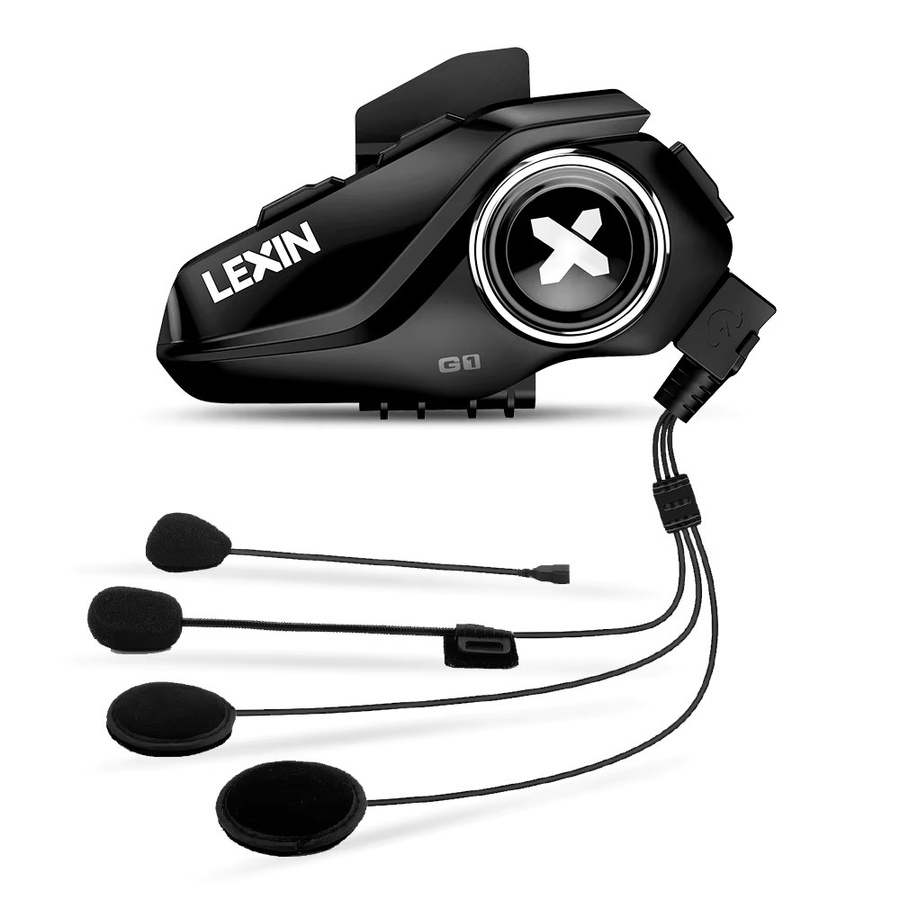 Lexin G1 Motorrad-Bluetooth-Headset für Helme mit Sprachunterstützung, Musikfunktion und IP67 wasserdichtem Schutz - Bild 6