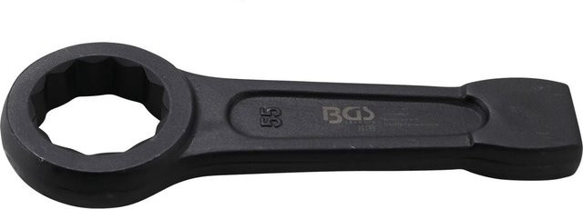 BGS Schlag-Ringschlüssel 35155 aus Chrom-Vanadium in Schwarz, Schlüsselweite: 55 mm - Bild 2