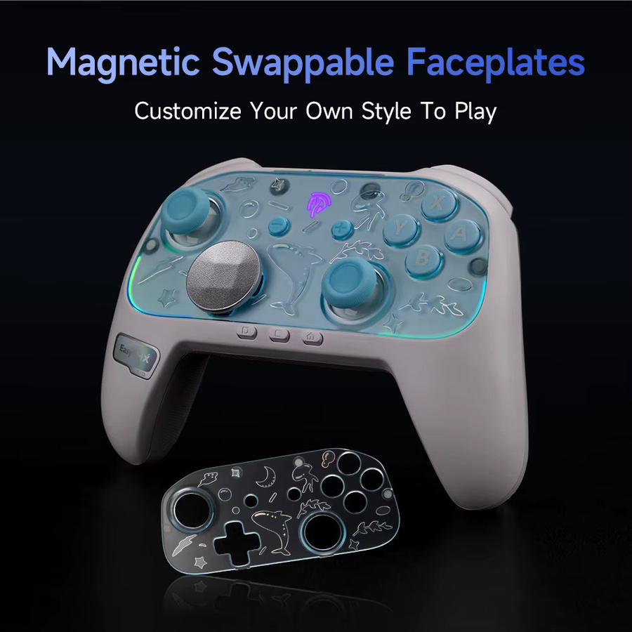EasySMX S10 Switch-Controller für Nintendo Switch, OLED, Lite, PC und Android, kabelloses Pro-Gamepad mit NFC und Bewegungssteuerung - Bild 2