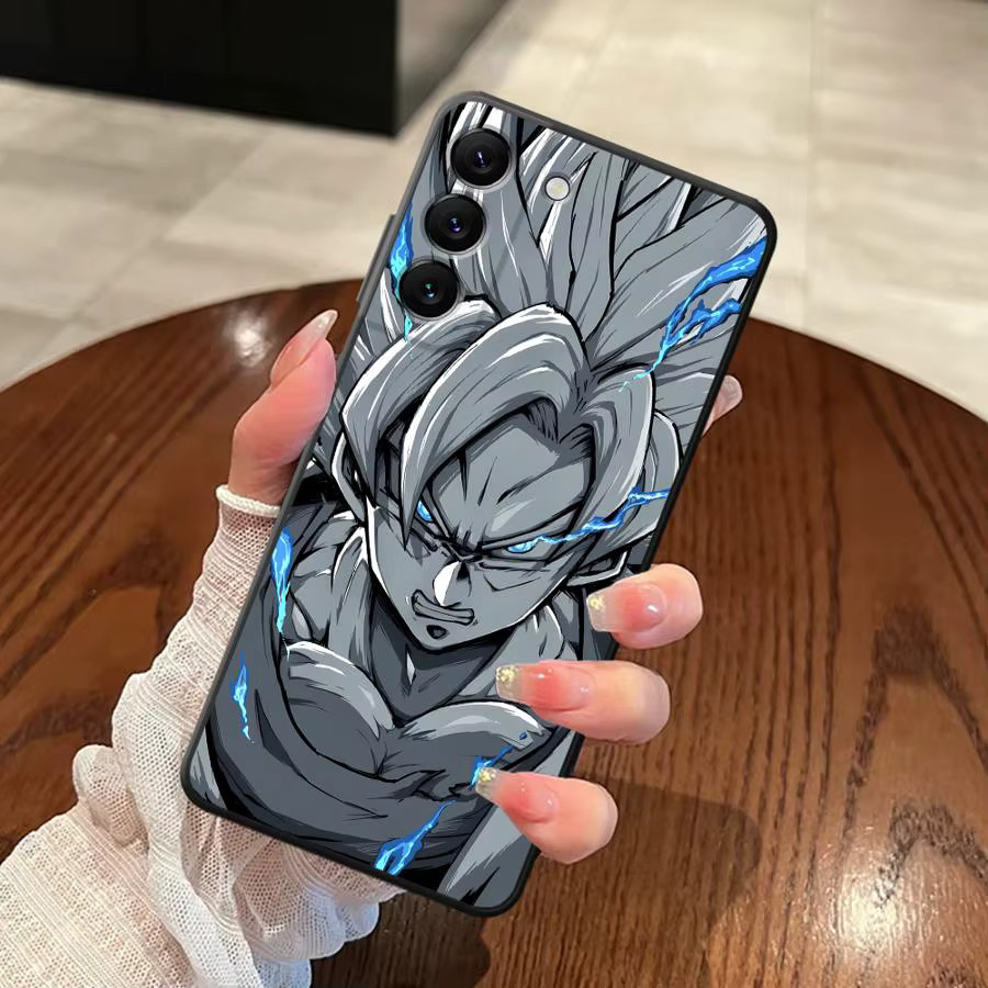 Samsung Galaxy Handyhülle Anime D-Dragon Soft Phone Cover in Schwarz - Bild 4