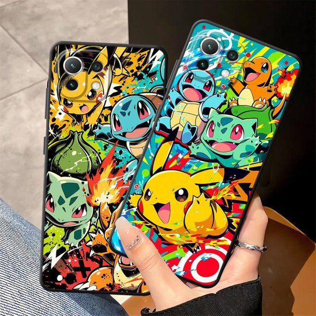 Handyhülle im Cartoon Pokemon Design für Xiaomi Mi 11, 15 Pro, 12X, 12, 13 Lite, 12T Pro, 11T, 10T, 14 in Multicolour - Bild 1