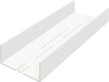 Schulte Duschablage aus Aluminium in Weiss, B/H/T: 28 x 3,5 x 9,5 cm - Bild 1