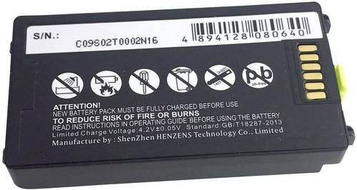 Beltrona Li-Ion Akku für Zebra Barcodescanner, 3.7V, 2500 mAh, Schwarz - Bild 1