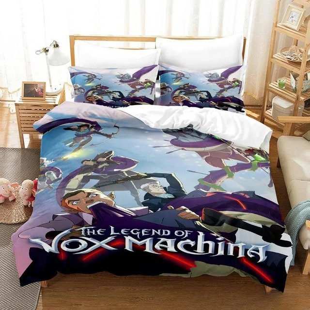 The Legend of Vox Machina Bettwäsche-Set mit Bettbezug und Kissenbezug, Single, B/H: 135 x 200 cm - Bild 1