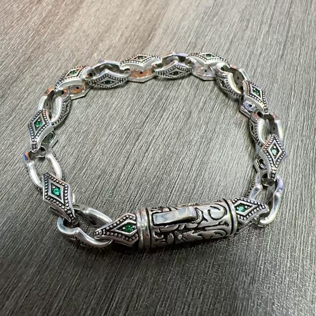 Everoyal Armband, Kristall Schwarz Cube, Unisex, 18-22 cm - Bild 1