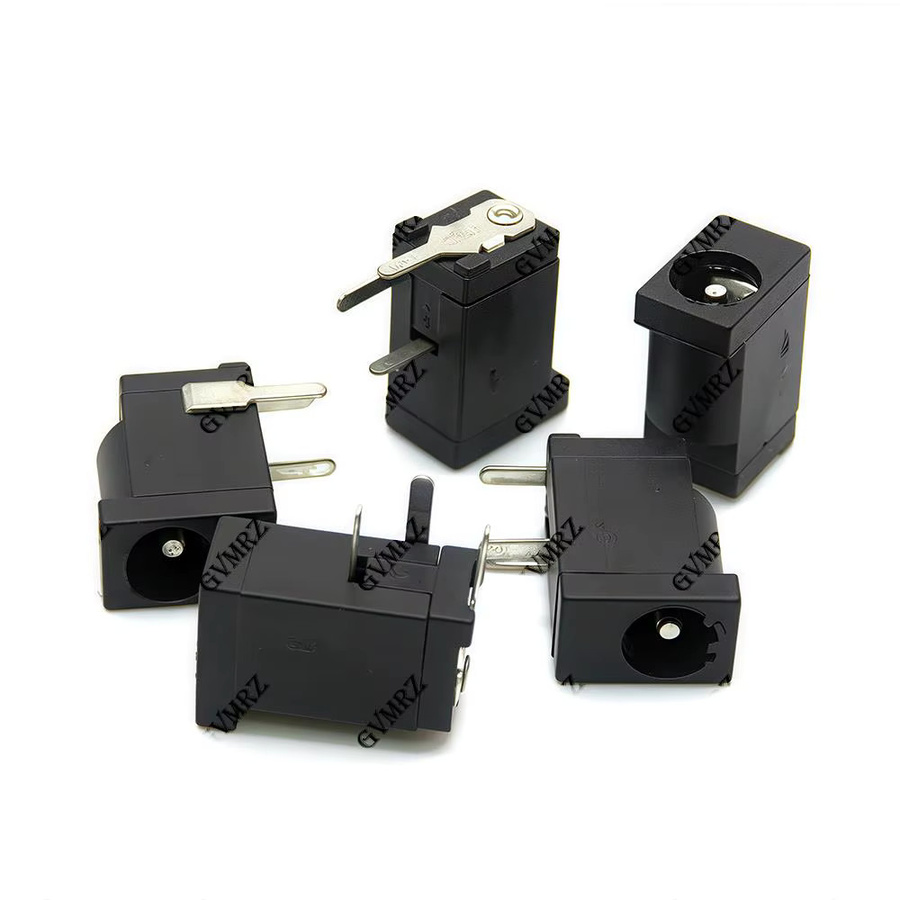 10 Stück DC-002 DC-Strombuchsen und DC-Stecker Set, schwarz, 3,5 x 1,3 mm Anschluss - Bild 3