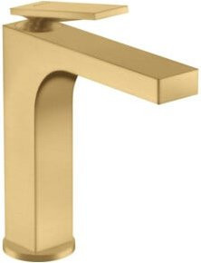 Hansgrohe Axor Citterio Einhebelmischer für das Waschbecken in Gold mit Pop-up-Abfluss und wassersparender Technologie - Bild 1