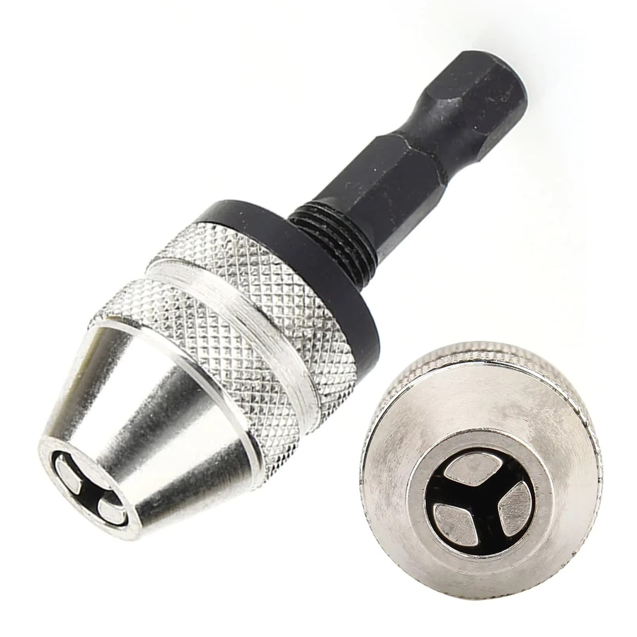 KKMOON Schnellspannbohrfutter mit Sechskantschaft Adapter, 1/4 Zoll, Spannbereich 0,3 bis 3,6 mm - Bild 4