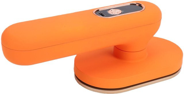 Fishine Akku-Bügeleisen für unterwegs, faltbares Handheld-Bügeleisen mit 3 Temperatureinstellungen, orange - Bild 1