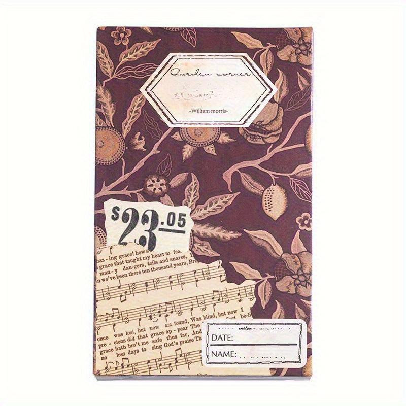 60 Stück Vintage Literatur und Kunst Scrapbooking Grundpapier für Junk Journal und DIY Dekoration, Mehrfarbig - Bild 4